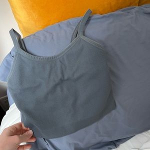 Set Active Body Crop Slate Grey